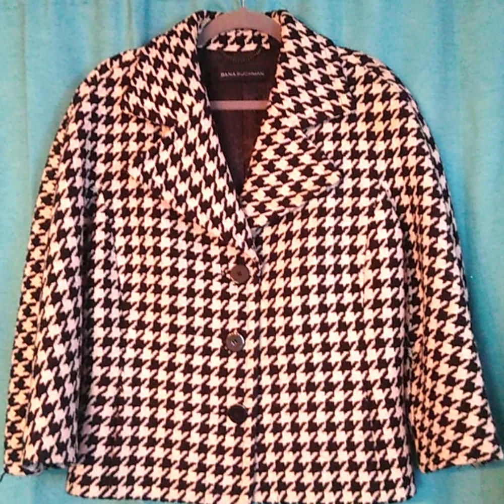 Dana buchman houndstooth blazer